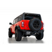 Red Jeep with Black Top - Rock Fighter Rear Bumper by Addictive Desert Designs