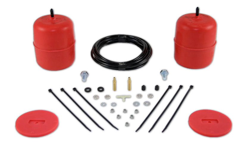 Red air lift air lift 1000 air spring kit compressor with hose displayed