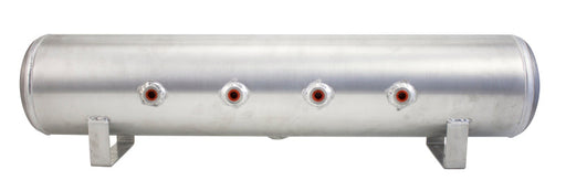 Air lift 4 gal alum tank with three red eyes - aluminum tanks with face ports & end ports