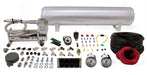 Air lift 4-way manual control system with air compressor, hose, and accessories