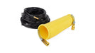 Air lift double quickshot compressor system with yellow and black hoses