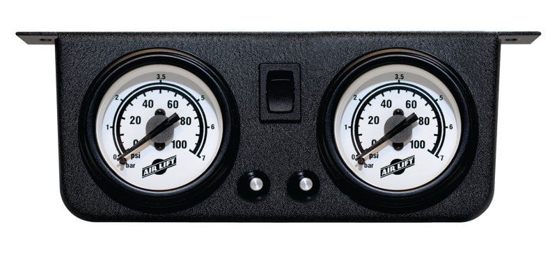 Air lift dual gauge panel assembly for 25812 - two dial gauge displayed