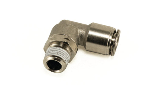 Stainless steel air lift elbow - male 1/8in npt x 1/4in tube fitting
