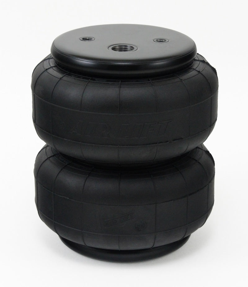 Air lift gen iv dominator series d2600 - single 1/2in port rubber tires on white background