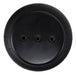 Black plastic button with two holes from air lift gen iv dominator series d2600 - single 1/2in port