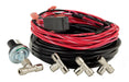 Air lift load controller single heavy duty compressor with red and black extension cable for air pressure