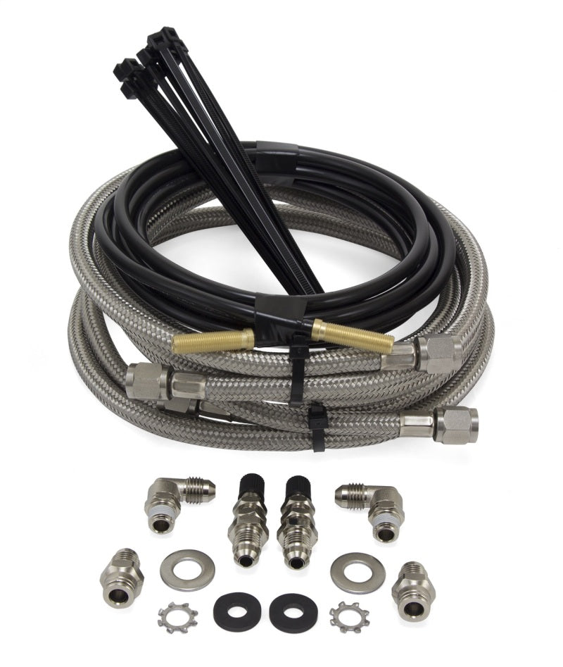 Stainless steel air lift hoses upgrade kit for air lift loadlifter 5000 ultimate plus