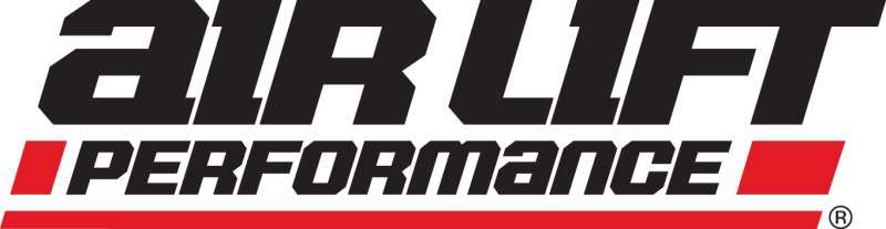 Air lift performance logo on raw aluminum tank for air lift performance 3h kit