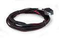 Air lift performance 3h/3p compressor harness with black and red braid on white background