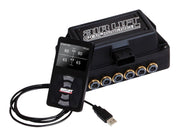 Close-up of air lift performance 3p remote control unit with cable