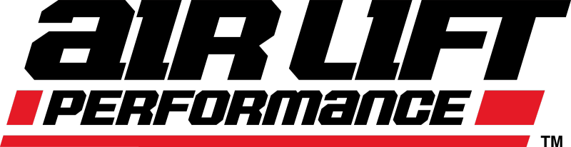 Drift performance logo on air lift replacement air spring