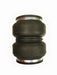 Air lift replacement air spring - bellows type black rubber coupling with metal fitting