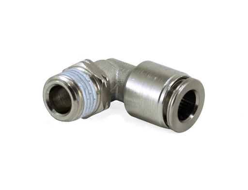 Stainless steel swivel elbow fitting for air lift - 1/8in mnpt x 1/4in ptc