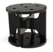 Black plastic table with three legs - air lift universal angled air spring spacer - 4in lift