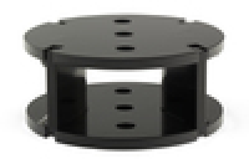 Black plastic table with hole, air lift universal 2in lift air spring spacer