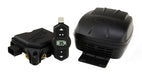 Black motorcycle helmet with digital display on air lift wireless one (2nd generation)