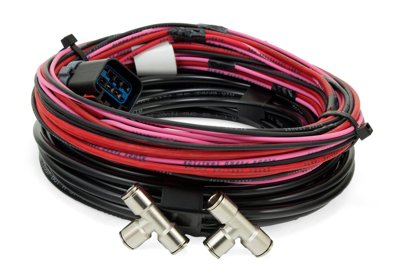 Black and red extension cable with two connectors for air lift wireless one (2nd generation) aerial lift system