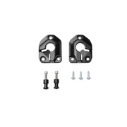 Black aluminum front and rear fender fenders for Toyota Tacoma TRD displayed in a product named ’AMP Research Bedxtender HD Max - Black’