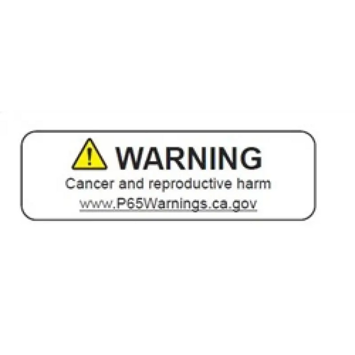 Warning sign displayed on AMP Research 05-22 Toyota Tacoma Bedxtender HD Max - Black