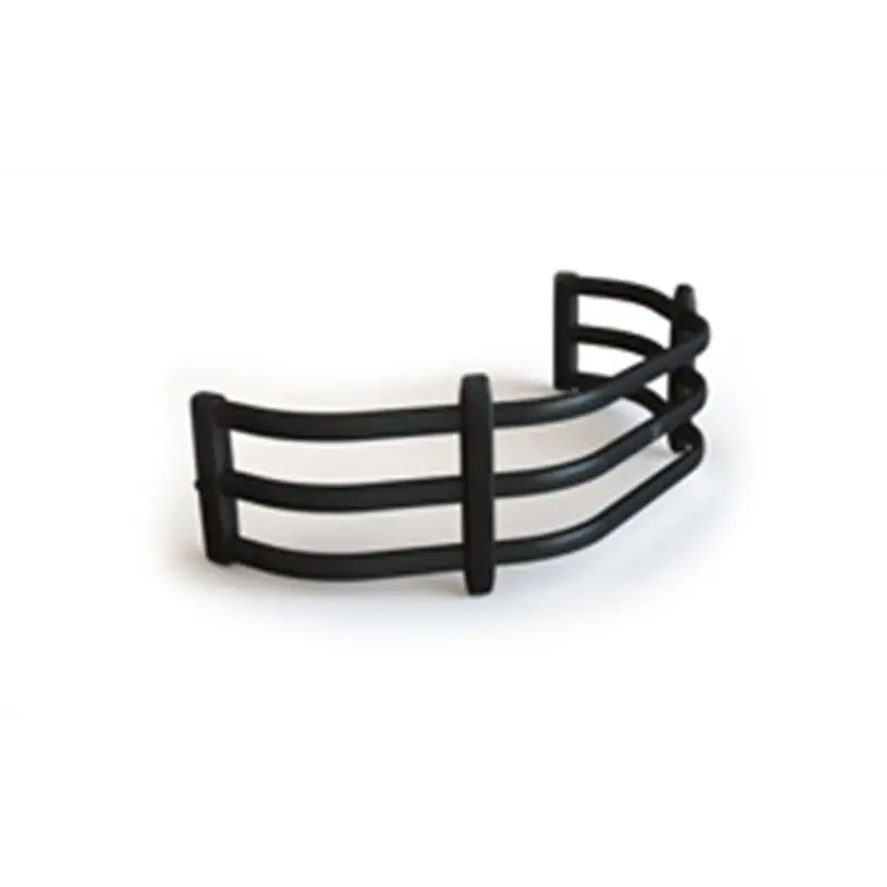 Black and white bracelet on black band - AMP Research Bedxtender HD Sport for Toyota Tacoma.
