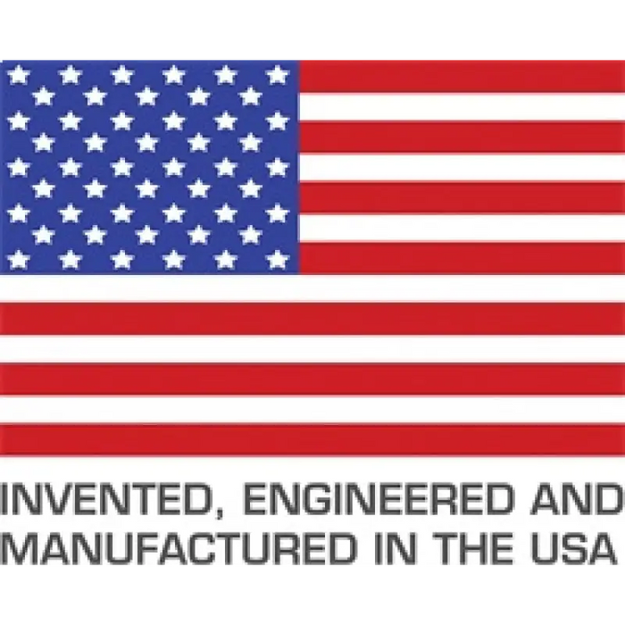 American flag product with ’invented and manufactured in the USA’ text on AMP Research 18-24 Jeep Wrangler JL 2DR PowerStep XL - Black