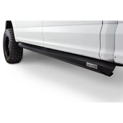 AMP Research 18-24 Jeep Wrangler JL 2DR PowerStep XL with black side step bar
