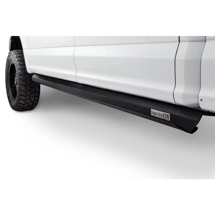 AMP Research 18-24 Jeep Wrangler JL 2DR PowerStep XL with black side step bar