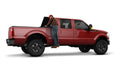 Man standing in red truck bed - amp research 1999-2013 chevrolet silverado crew cab pickup bedstep2