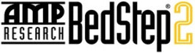 Amp research 1999-2013 chevrolet silverado crew cab pickup bedstep2 logo