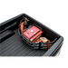 AMP Research 20-22 Jeep Gladiator Bedxtender HD Sport in Black, open battery box