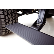 Black truck with tire - AMP Research PowerStep Xtreme for Jeep Gladiator