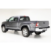 AMP Research 2016-2017 Toyota Tacoma Double Cab/Access PowerStep - Black truck with black bumper on white background