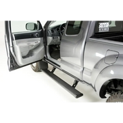 AMP Research 2016-2017 Toyota Tacoma Double Cab/Access PowerStep - Black with open door