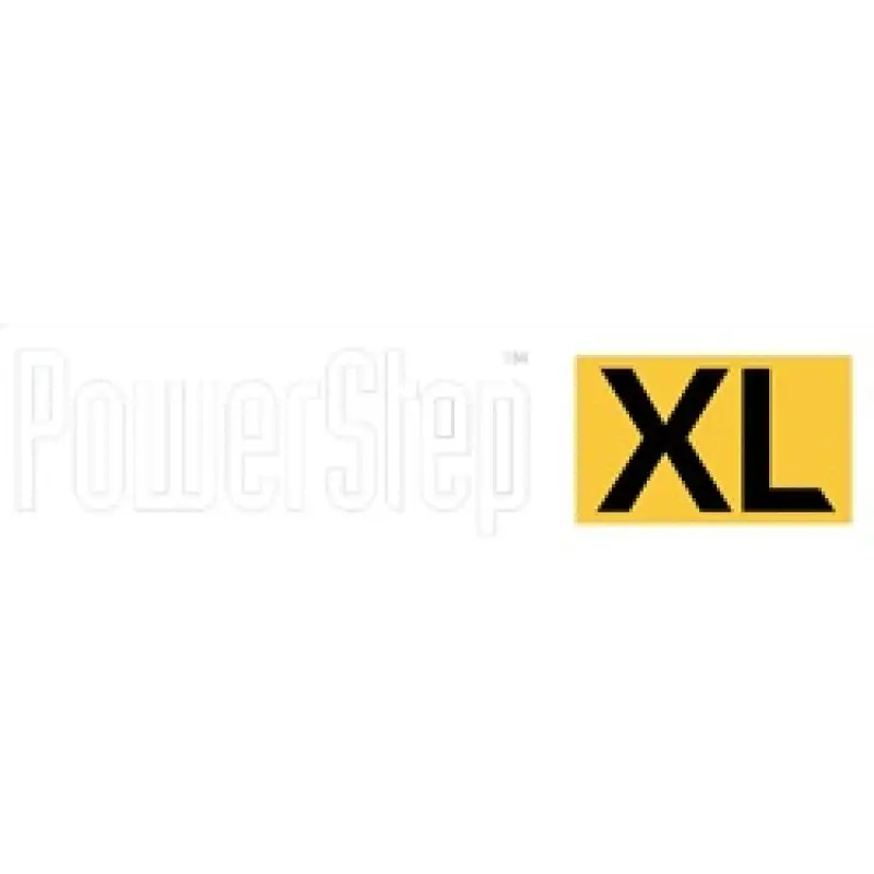 AMP Research Ford Bronco XL PowerStep logo in yellow and black