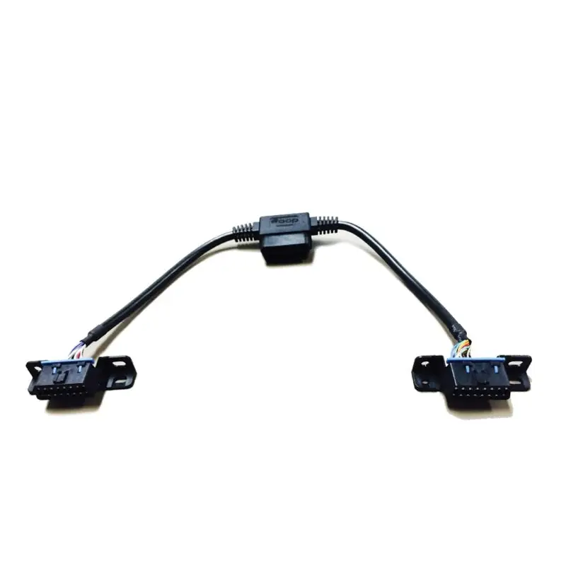 Close up of cable connected to computer in AMP Research PowerStep Plug N Play - Black