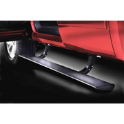 AMP Research PowerStep LED Light Kit - Black running boards for red car, new style controller.