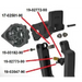 AMP Research Replacement Motor Linkage Engine Parts Diagram.