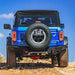 2021 Ford Bronco with ARB rear bumper, Jeep Wrangler