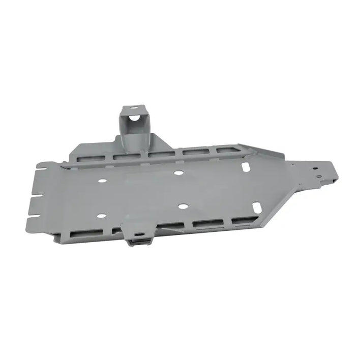 Gray metal bracket for ARB 2021 Ford Bronco UVP transfer case mounting