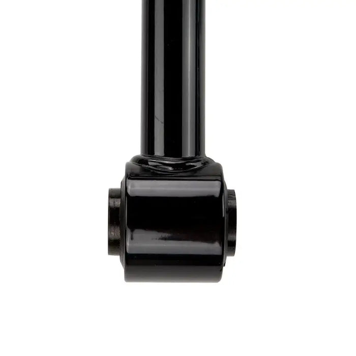 Black plastic ball valve displayed in arb adj upr trailing arm 80/105 rear