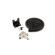 Black rubber door handle with latch on ARB Air Filter Relocation Kit.
