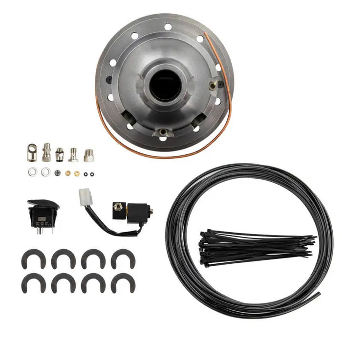 Black and white image of ARB Airlocker 29 Spl Chrysler 8.25In S/N brake assembly kit