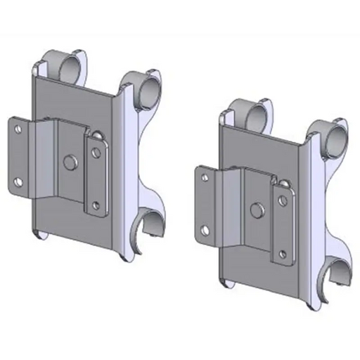 Quick release awning mounting hinges for ARB Awning Bkt.