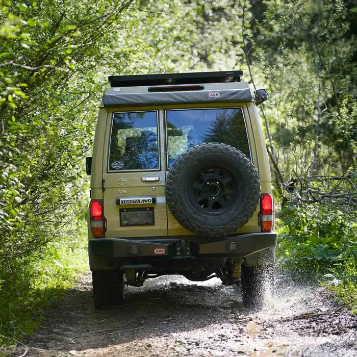 Jeep driving through forest near ARB Awning PVC Bag 1.25M49Lg USA/CA Spec 1250x2100mm49x