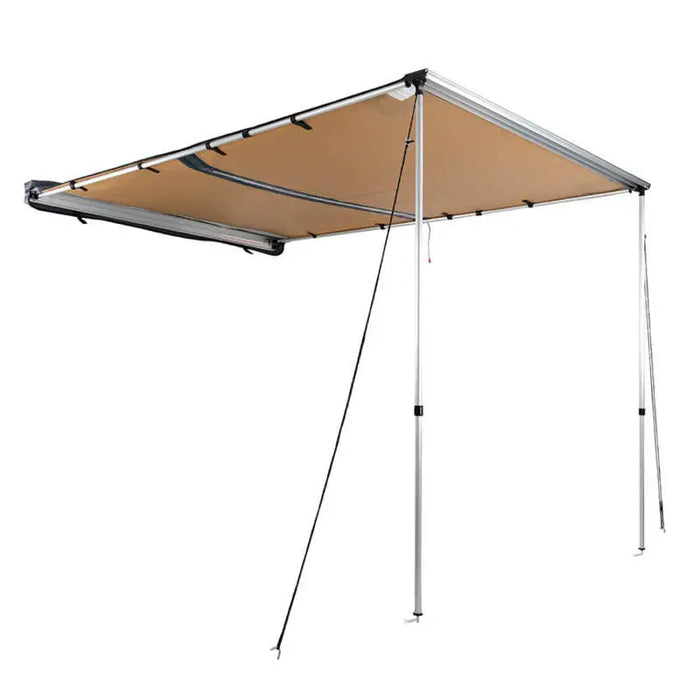 The ARB Awning w/Light attached to side of tent, 6.5ft x 8.2ft