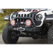 White Jeep with red and black Stubby Bumper - ARB Bar Jl T/Stubby