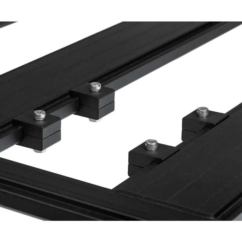 Black steel frame with two screws for ARB Base Rack Alloy Block Set.