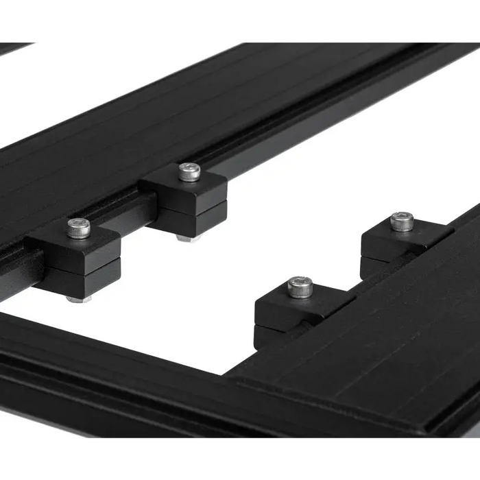 Black steel frame with two screws for ARB Base Rack Alloy Block Set.