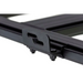 Black steel frame attached to ARB BASE Rack awning bracket with Quick Release.