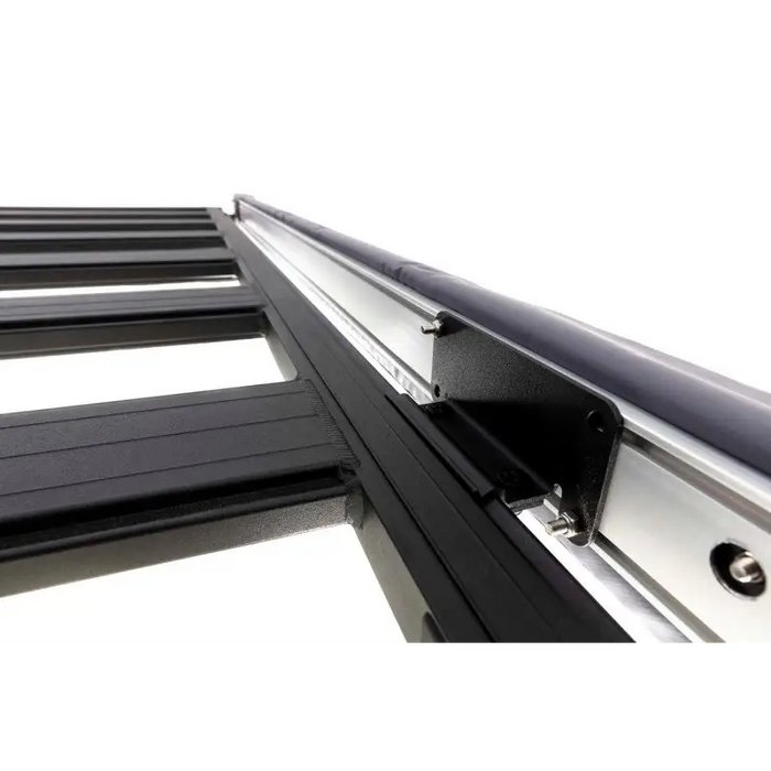 Black metal frame roof window for ARB BASE Rack Awning Bracket.